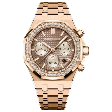 Audemars Piguet Royal Oak Chronograph Diamond Pink Gold 38mm