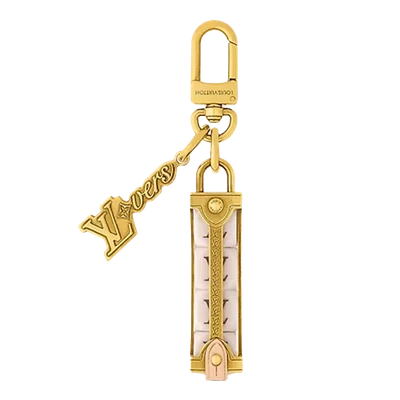 Louis Vuitton LV Lovers Dice Bag Charm & Key Holder Gold