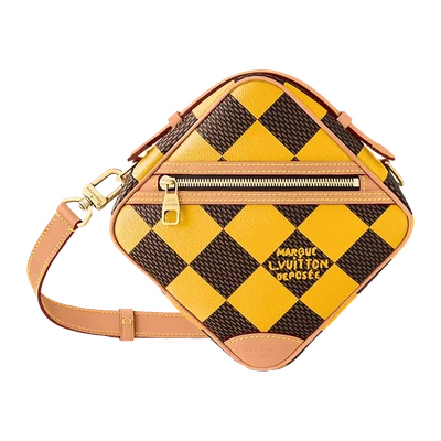 Louis Vuitton Chess Messenger Bag Damier Pop Jaune Mat