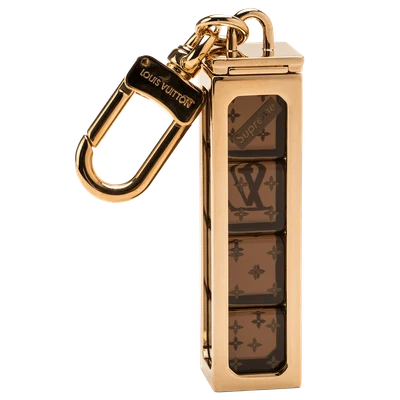 Dice Key Chain Brass