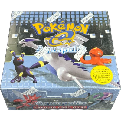 Aquapolis Booster Box Sealed E Reader 2003 Wotc Pokemon Crystal Lugia