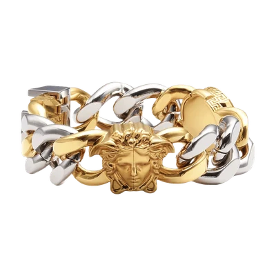 Fendi Fendace Chain Bracelet Versace Gold/Silver