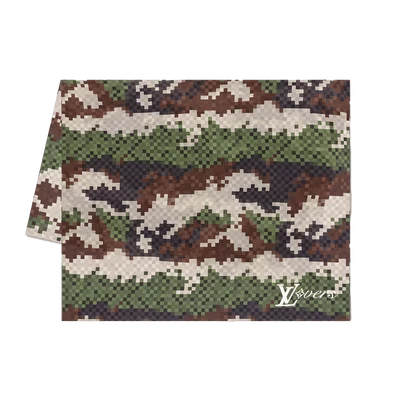 Louis Vuitton LV Lovers Damier Damoflage Stole Green
