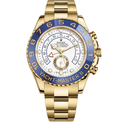 Rolex Yacht-Master II Yellow Gold White Dial 44mm