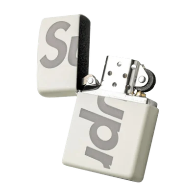 Supreme Glow In The Dark Zippo White