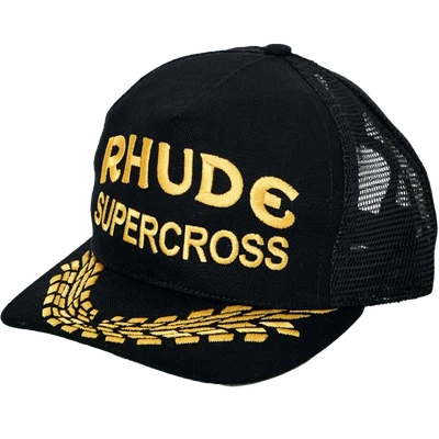 RHUDE Supercross Trucker canvas cap