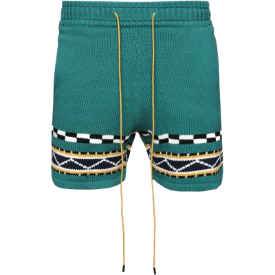RHUDE Bateau intarsia-knit shorts