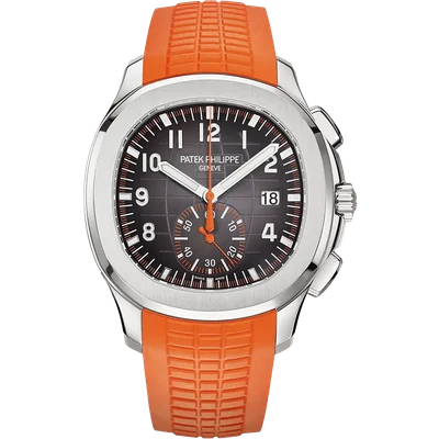Patek Philippe Aquanaut Chronograph Steel & Orange Rubber 42mm