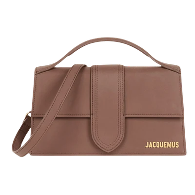 Jacquemus Le Grand Bambino Crossbody Flap Bag Brown