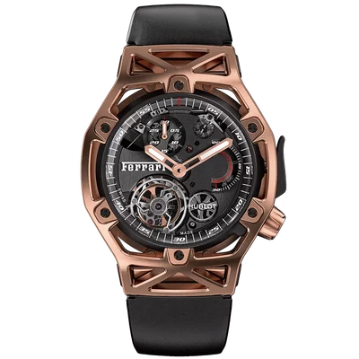 Techframe Ferrari 70 Years Tourbillon Chronograph King Gold
