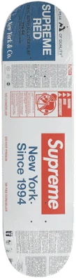 Supreme Paint Skateboard Deck White