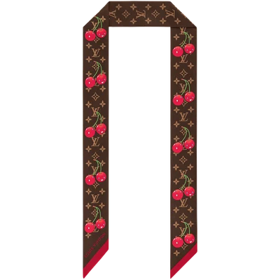 LV x TM Monogram Cherry Bandeau Brown