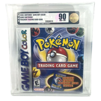 Pokemon Trading Card Game 2000 Game Boy Color GBC VGA 90 Gold NM+/MT Sealed