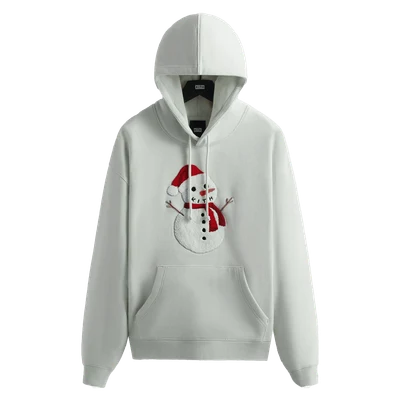 Kith Kithmas Snowman Hoodie Chalk