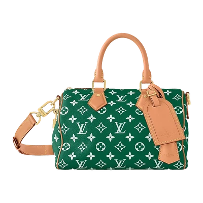 Louis Vuitton Speedy P9 Bandoulière 25 Monogram Leather Green