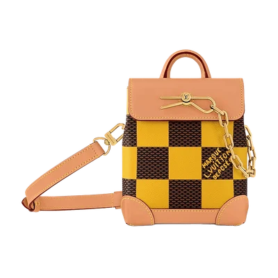 Louis Vuitton Nano Steamer Damier Pop Yellow
