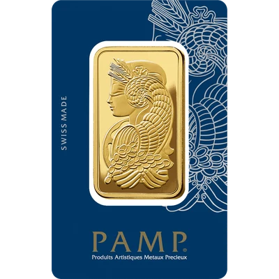 50 Gram PAMP Suisse Fortuna Veriscan Gold Bar (New, w/ Assay)