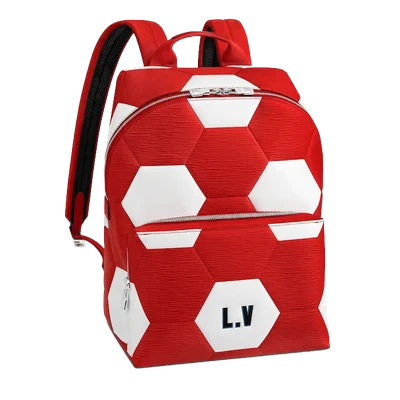 Louis Vuitton x Apollo Backpack Hexagonal FIFA World Cup Rouge