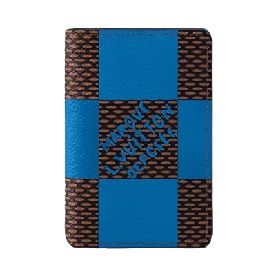 Louis Vuitton Pocket Organizer Damier Pop Blue