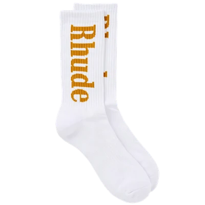 RHUDE logo-print socks