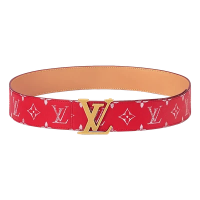 Louis Vuitton LV Initiales 40mm Reversible Belt Red