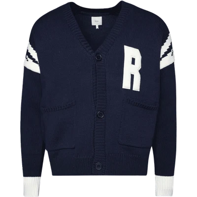 RHUDE Lightning two-tone cardigan