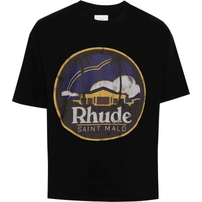 RHUDE logo-print cotton T-shirt
