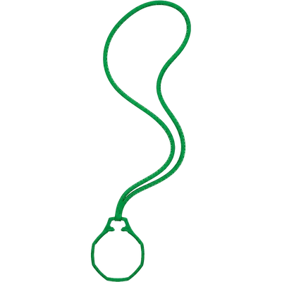 Royal Pop Green Eight Lanyard