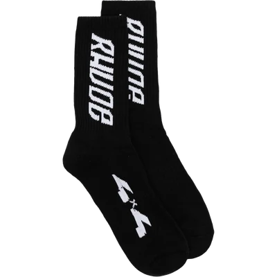 RHUDE logo-jacquard ankle socks