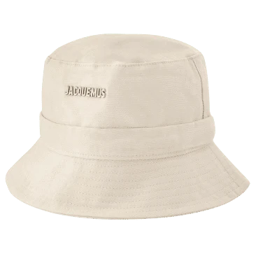 Jacquemus Le Bob Gadjo Canvas Bucket Hat Beige