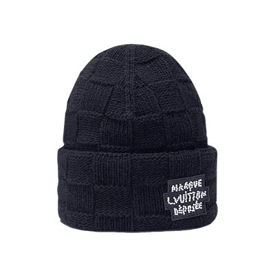 Louis Vuitton Pearls Beanie Black