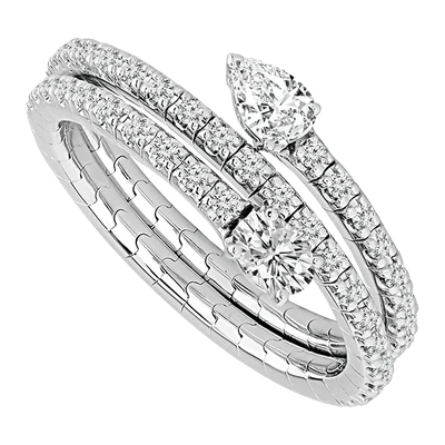 Ladies Diamond Flexible Ring 0.50 Carats