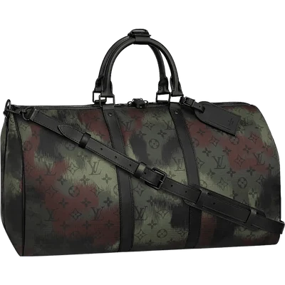 Louis Vuitton Keepall Bandouliere Camouflage Monogram