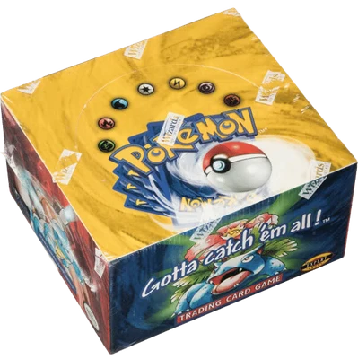 1999 Pokemon Base Unlimited Booster Box 36 Packs Sealed New - (One Country Code)