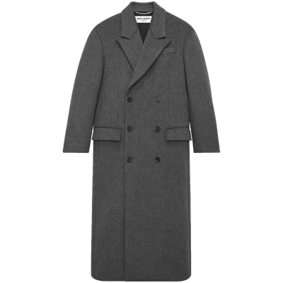 Saint Laurent double-breasted wool coat