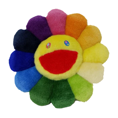 Flower Plush MoMA Exclusive 30CM Rainbow/Yellow