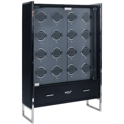 WOLF 16 Piece Watch Winder Cabinet