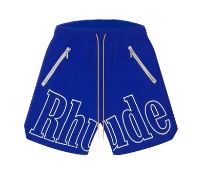 Rhude RH Logo Shorts Blue