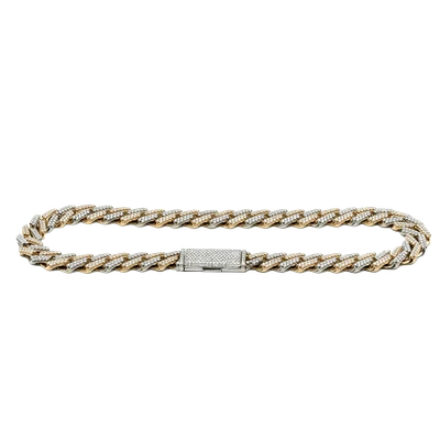Cuban Link Chain Two Tone