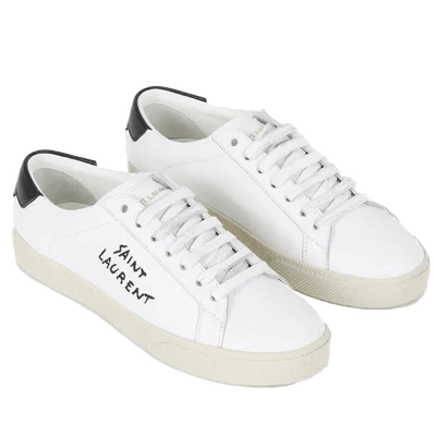 Saint Laurent Court Classic SL/06 Low White Black