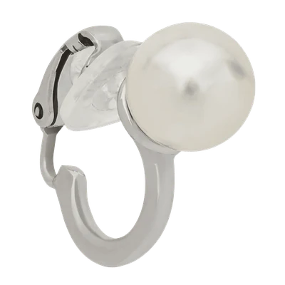Saint Laurent pearl-detail earcuff