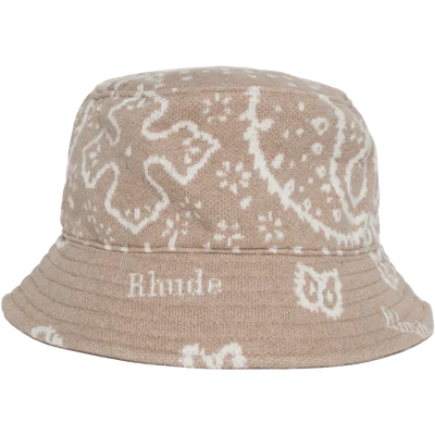 RHUDE intarsia-knit bucket hat