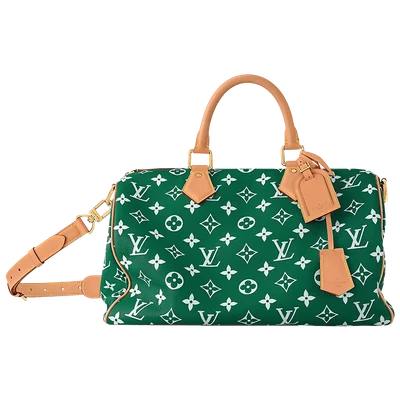 Louis Vuitton Speedy P9 Bandoulière 40 Monogram Leather Green