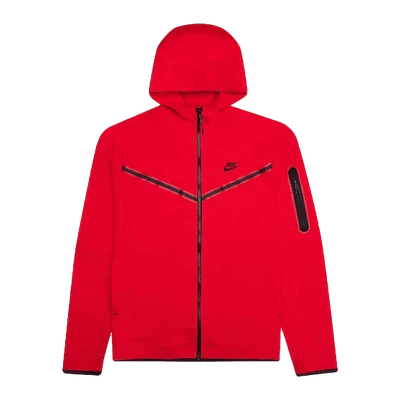 Nike Sportswear Tech Fleece Full-Zip Hoodie University Red