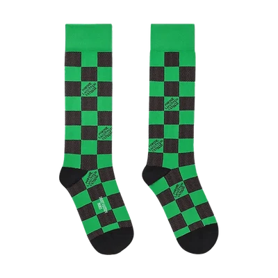 Louis Vuitton Damier Pop Socks Green