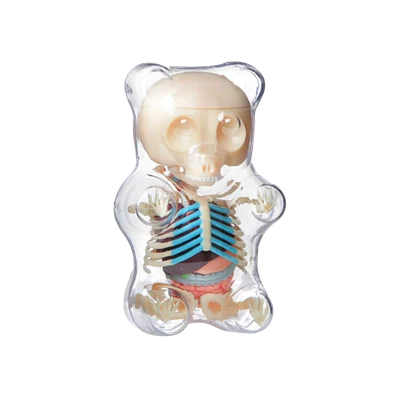 4D Master Funny Anatomy Gummy Bear Figure Clear
