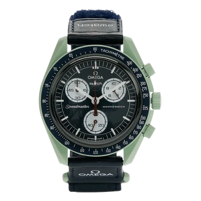 Swatch x Omega Bioceramic Moonswatch Mission to Earth