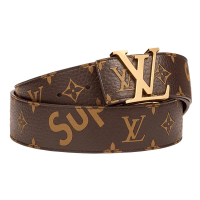Initiales Belt 40 MM Monogram Brown Gold