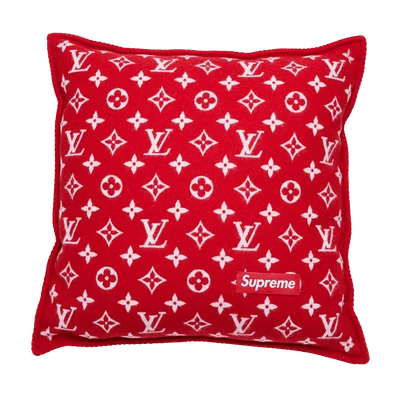 Supreme x Louis Vuitton Monogram Pillow Red