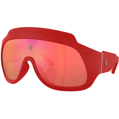 Red Ferrari Limited Edition Shield Sunglasses